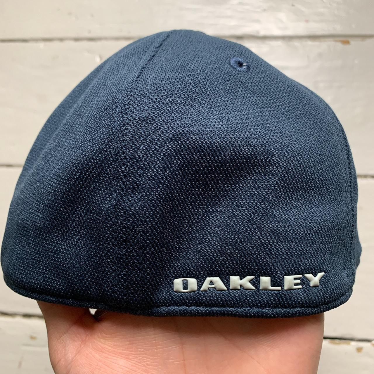 Oakley Navy and Grey Big O Fitted Cap