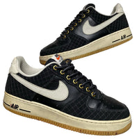 Nike Air Force 1 Lumber Black White and Gum Sole (UK 9)