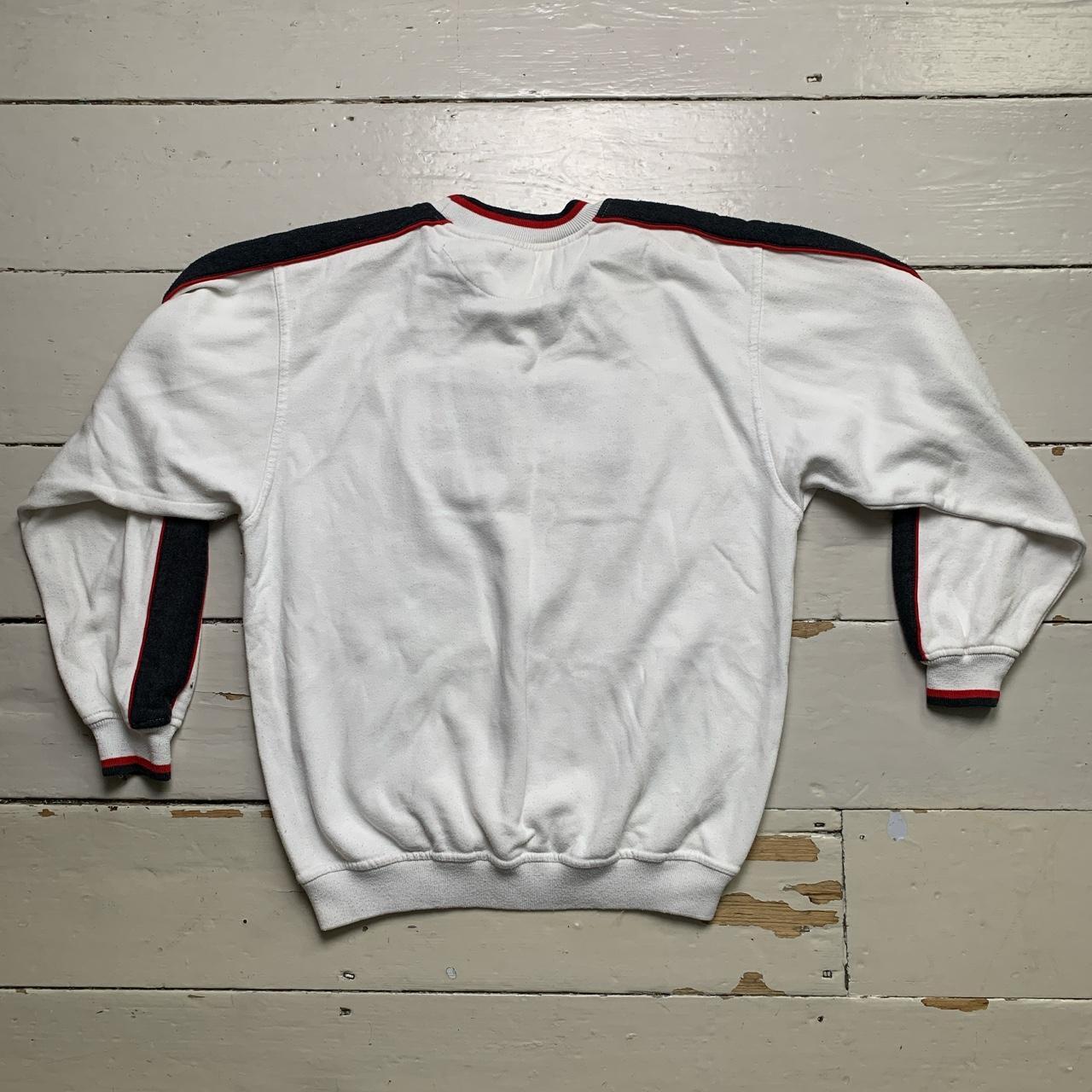 Reebok Vintage 90’s White Navy and Red Jumper