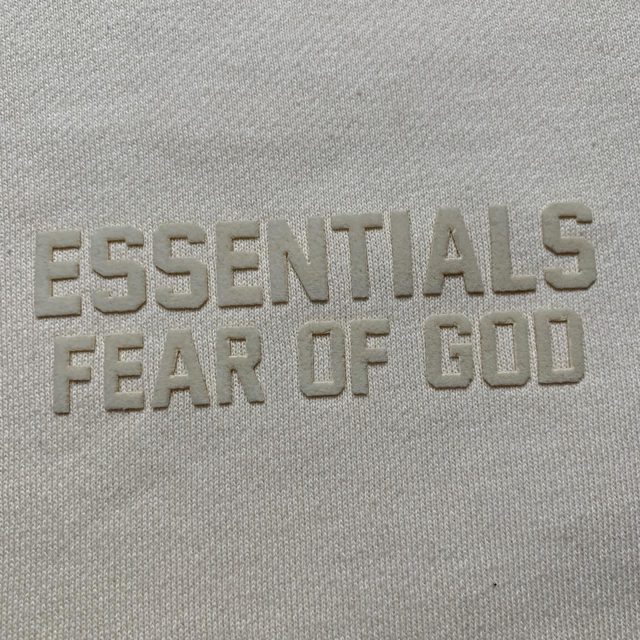 Fear Of God Essentials Cream Oversized Jumper