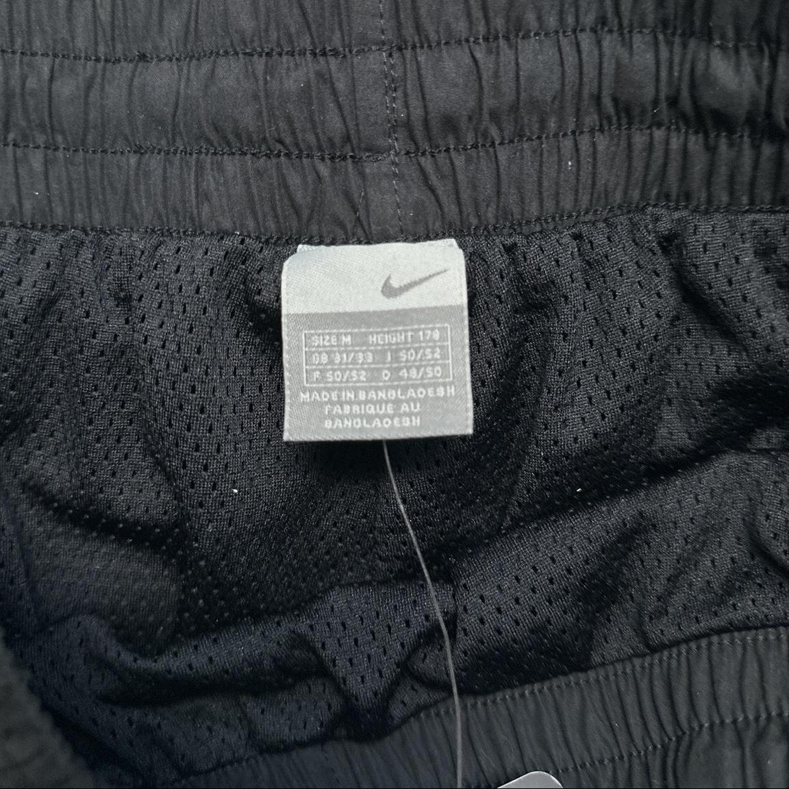 Nike Air Flight Black and White Shell Track Pant Shorts