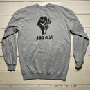Vetements Grey Fist Oversized Jumper