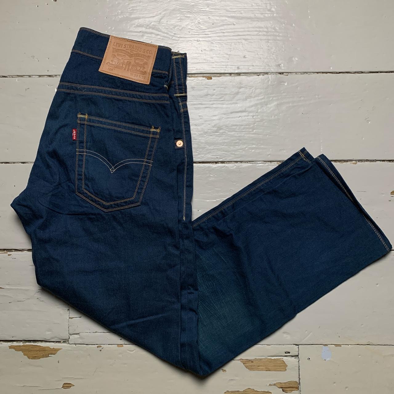 Levis 504 Navy Blue Lightweight Jeans