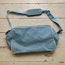 Nike Baby Blue and White Vintage y2k Shoulder Bag