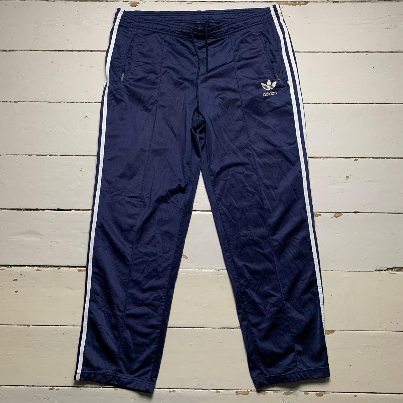 Adidas SST Navy and White Track Bottoms