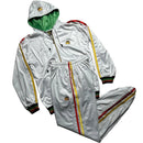 Raw Blue Rasta Full Tracksuit White Yellow Red and Green (XL)