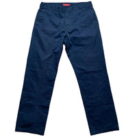 Supreme Work Pant Trousers Black Navy and Cream (36W)