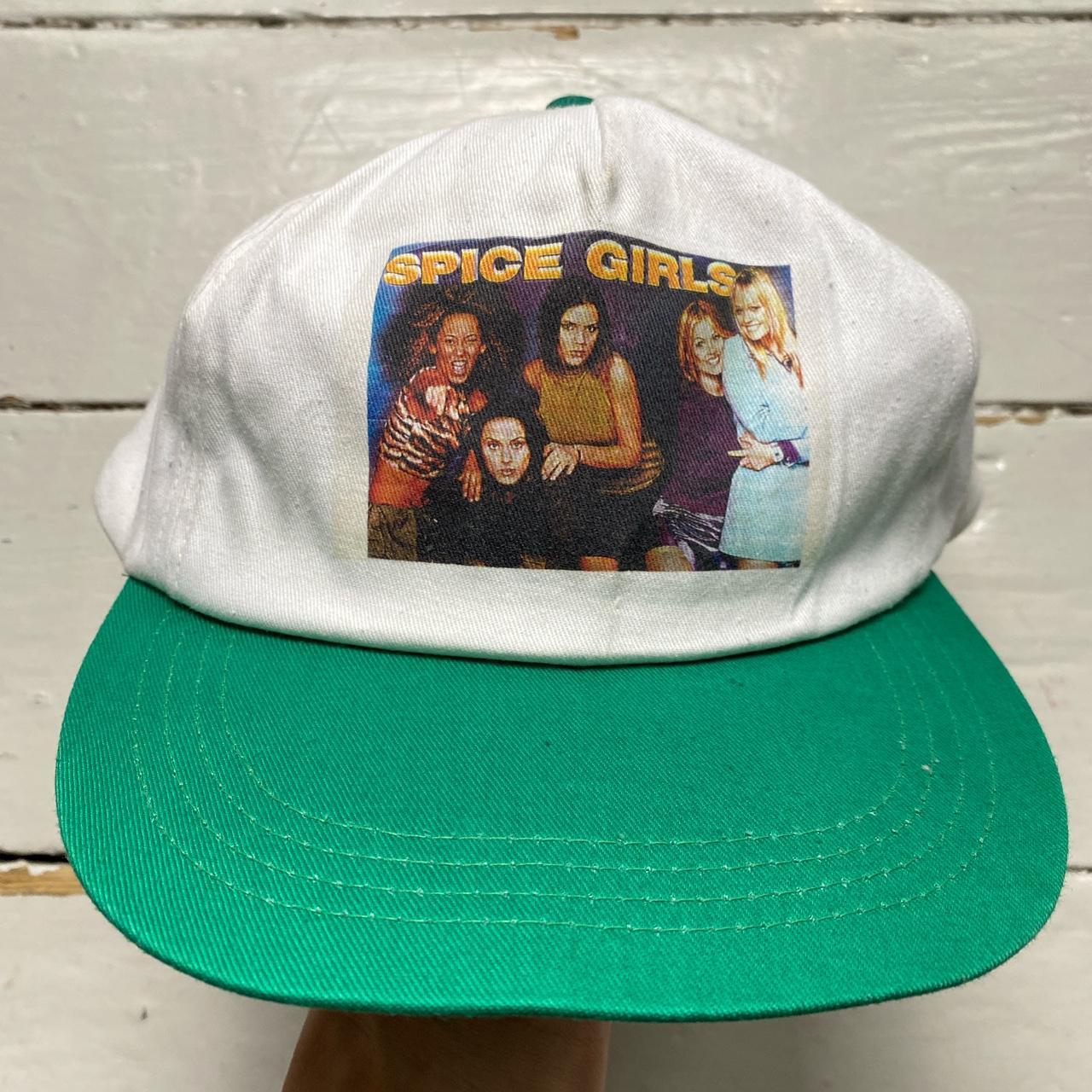 Spice Girls Vintage Snapback Cap White and Green