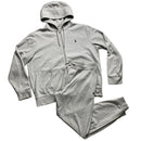 Ralph Lauren Polo Heather Grey and Black Pony Newer Season Full Tracksuit  (L/XL)