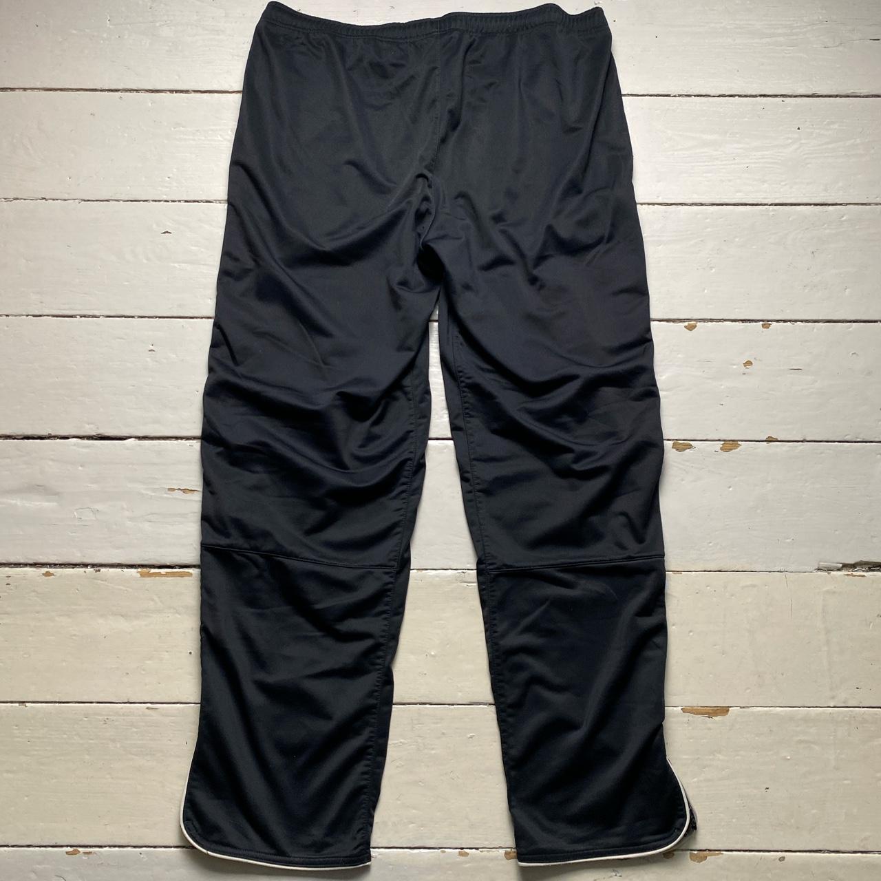 Nike Swoosh Vintage Trackpant Baggy Black and White Tracksuit Bottoms