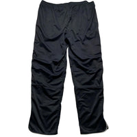 Nike Swoosh Vintage Trackpant Baggy Black and White Tracksuit Bottoms (XL)