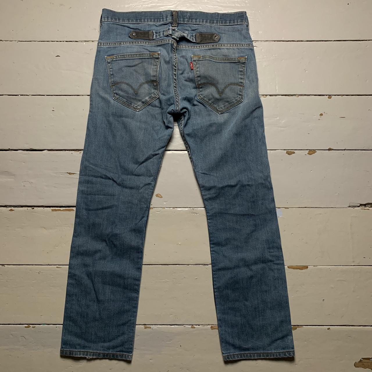 Levis 504 Straight Distressed Jeans