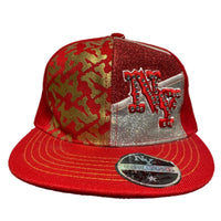 New York Vintage Red Fitted Cap