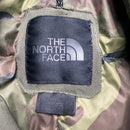 The North Face Windwall Khaki Green Camo Puffer Trench Coat (M)