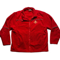 Royal Mail Fleece Red Reflective Zip Jumper (L)