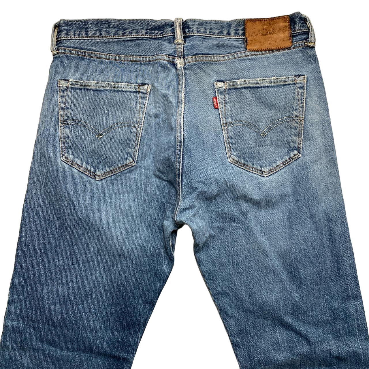 Levis 501 Baggy Stonewashed Jeans (34W)