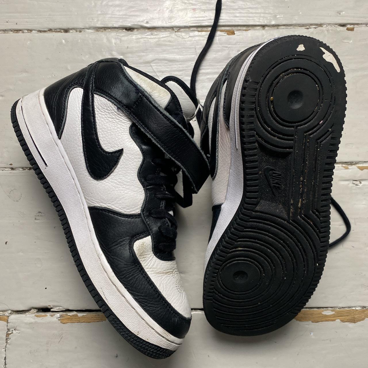 Nike Air Force 1 Mid Stussy Black and White