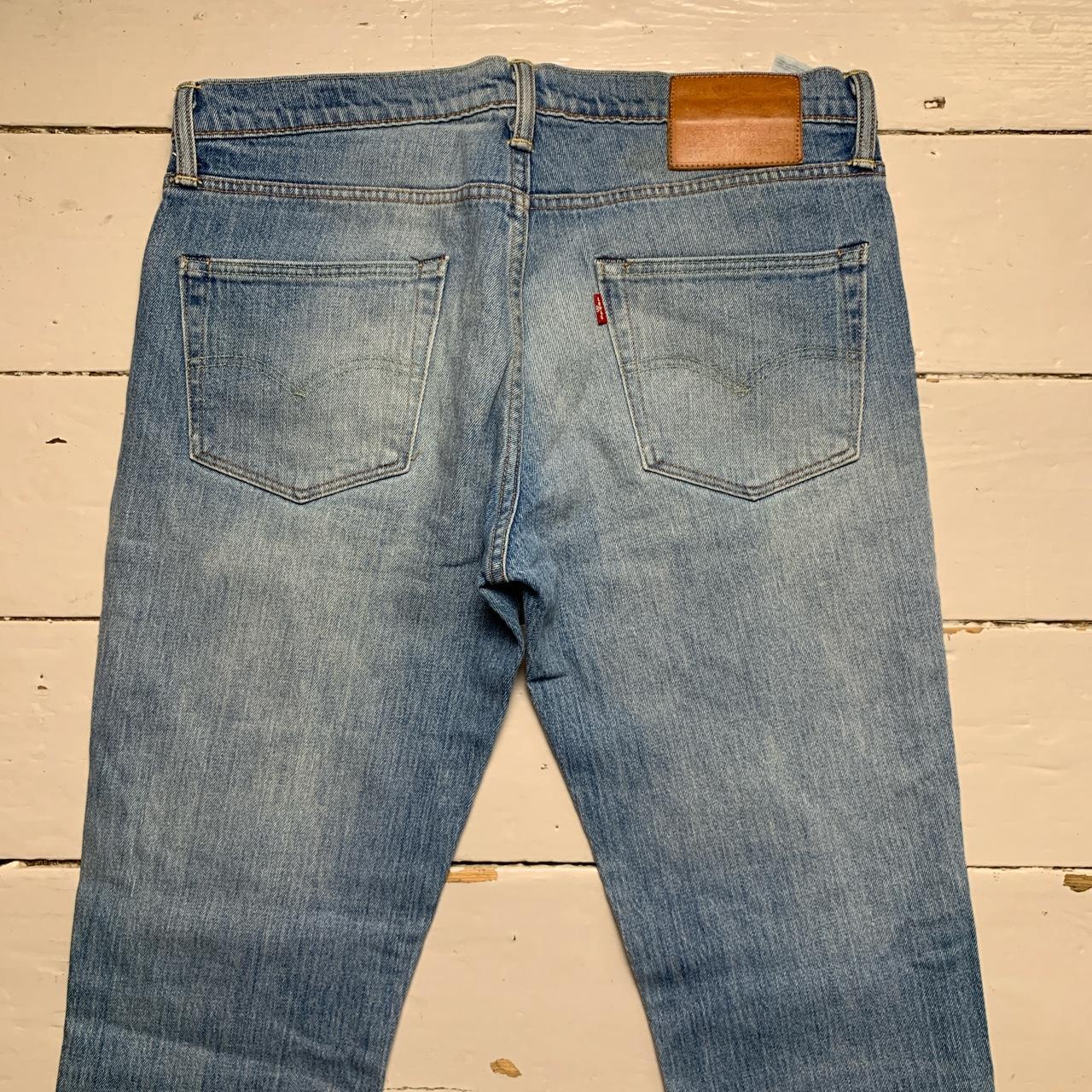 Levis 511 Light Blue White Oak Cone Denim Jeans