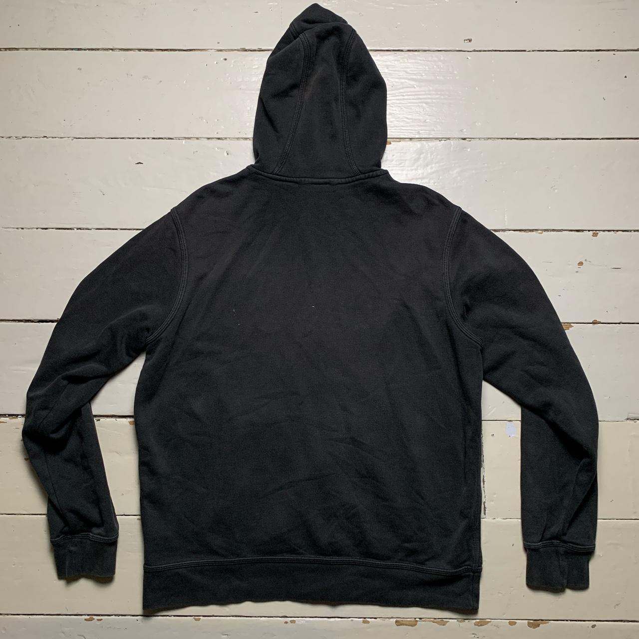 Nike Swoosh Black and White Hoodie