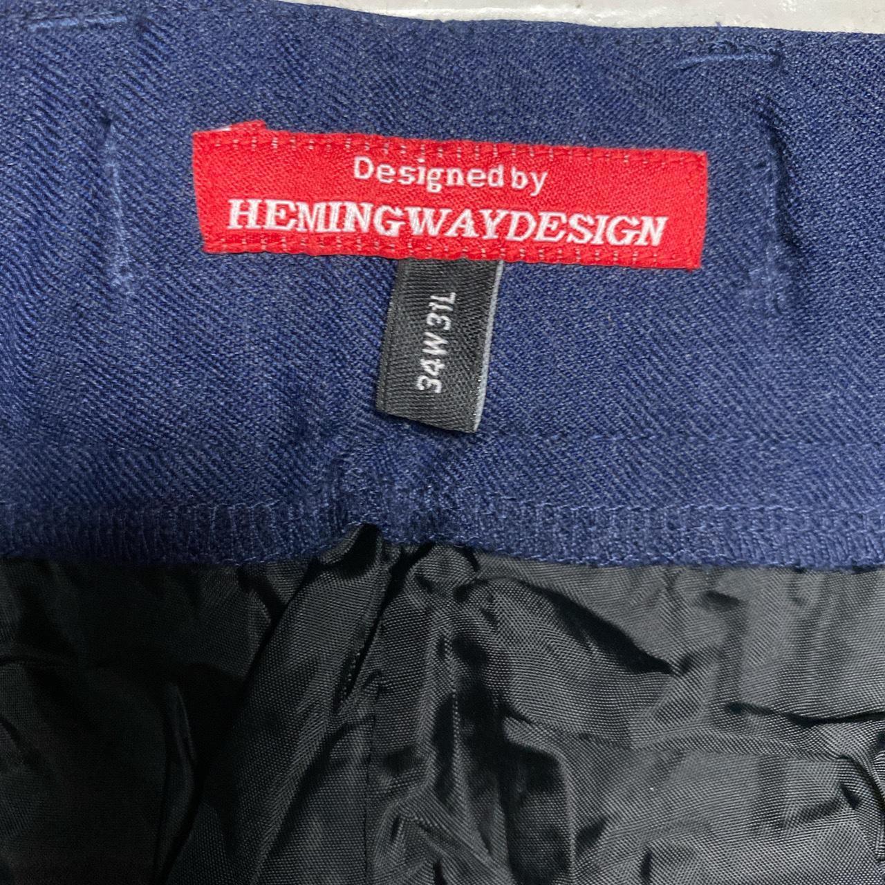 London Underground Navy Cargo Type Trousers