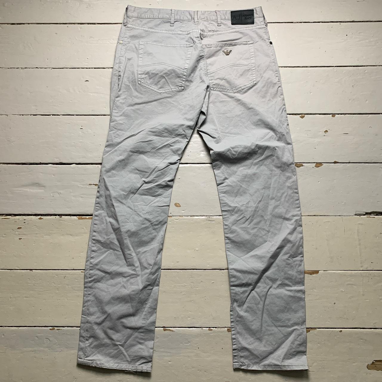 Armani Vintage J45 Regular Fit Silver Jean Trousers