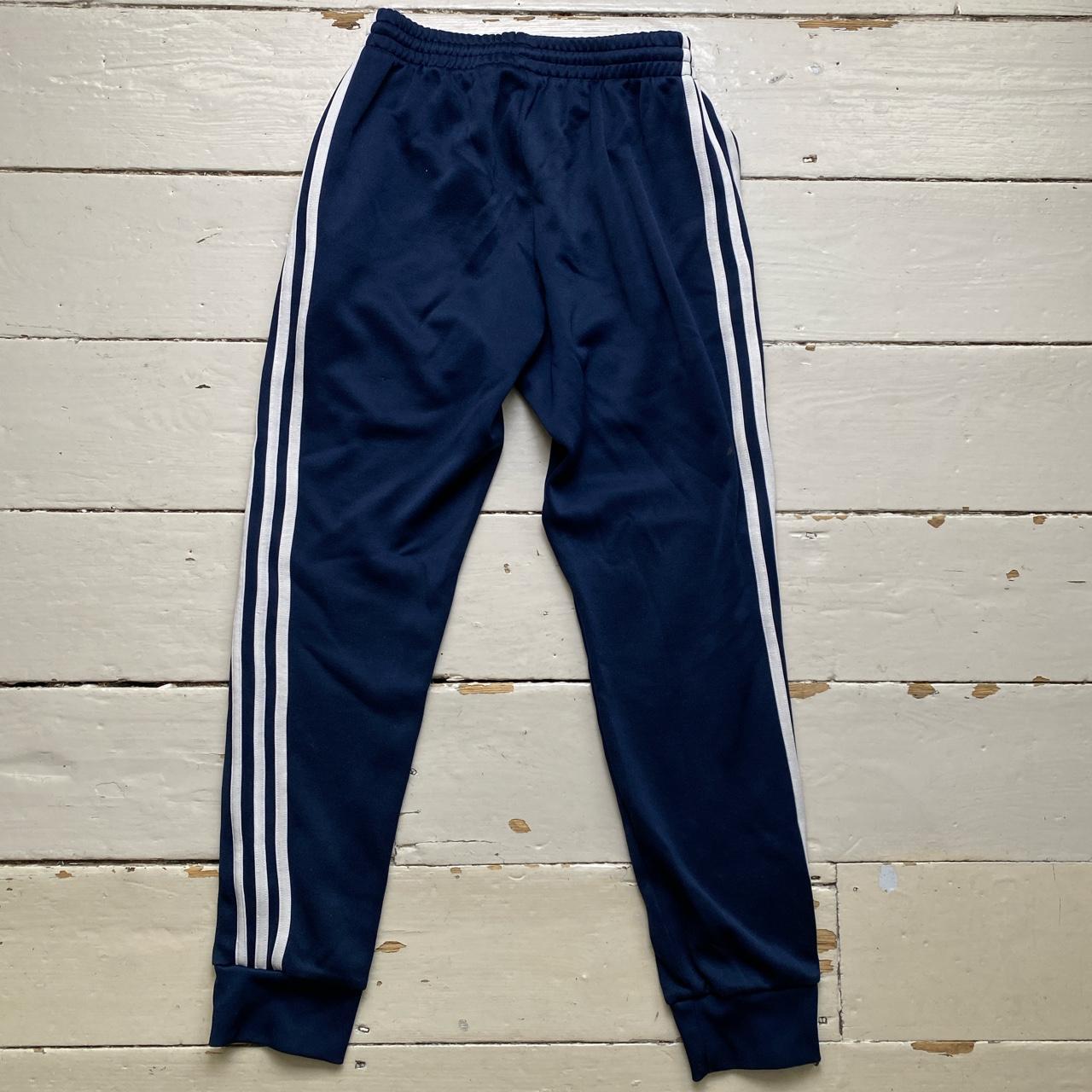 Adidas SST Navy and White 3 Stripe Full Tracksuit