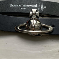 Vivienne Westwood Black and Silver Belt