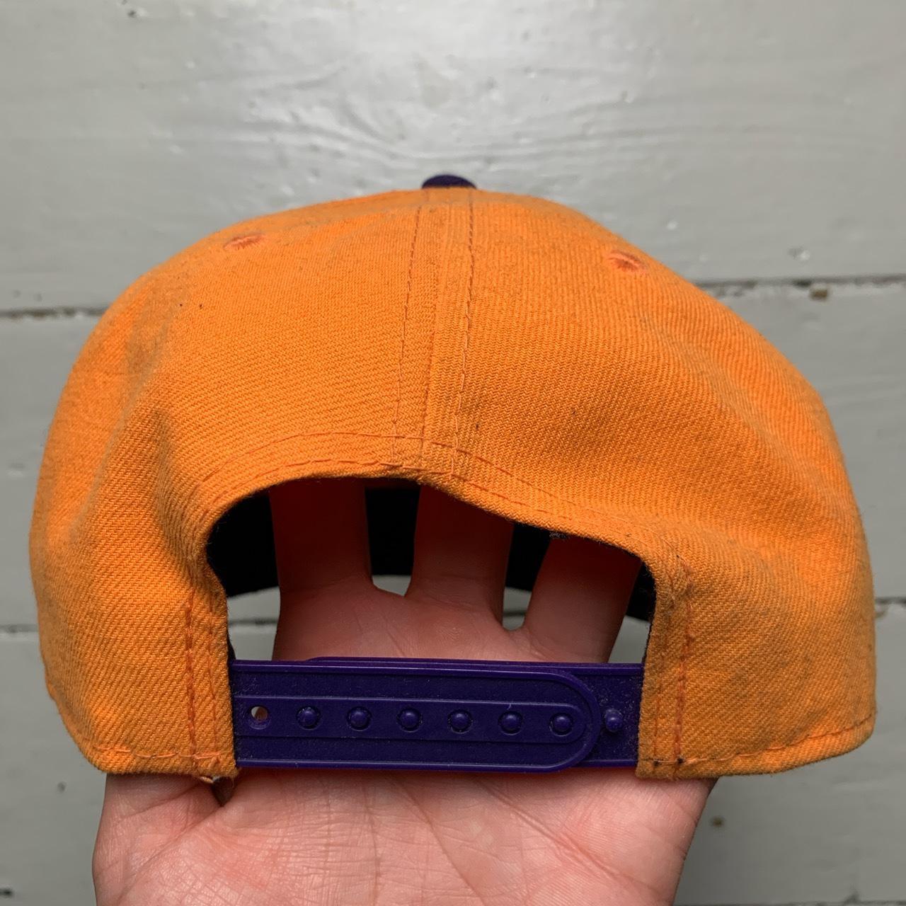 New Era Disney Daffy Duck Snapback Cap Orange and Purple