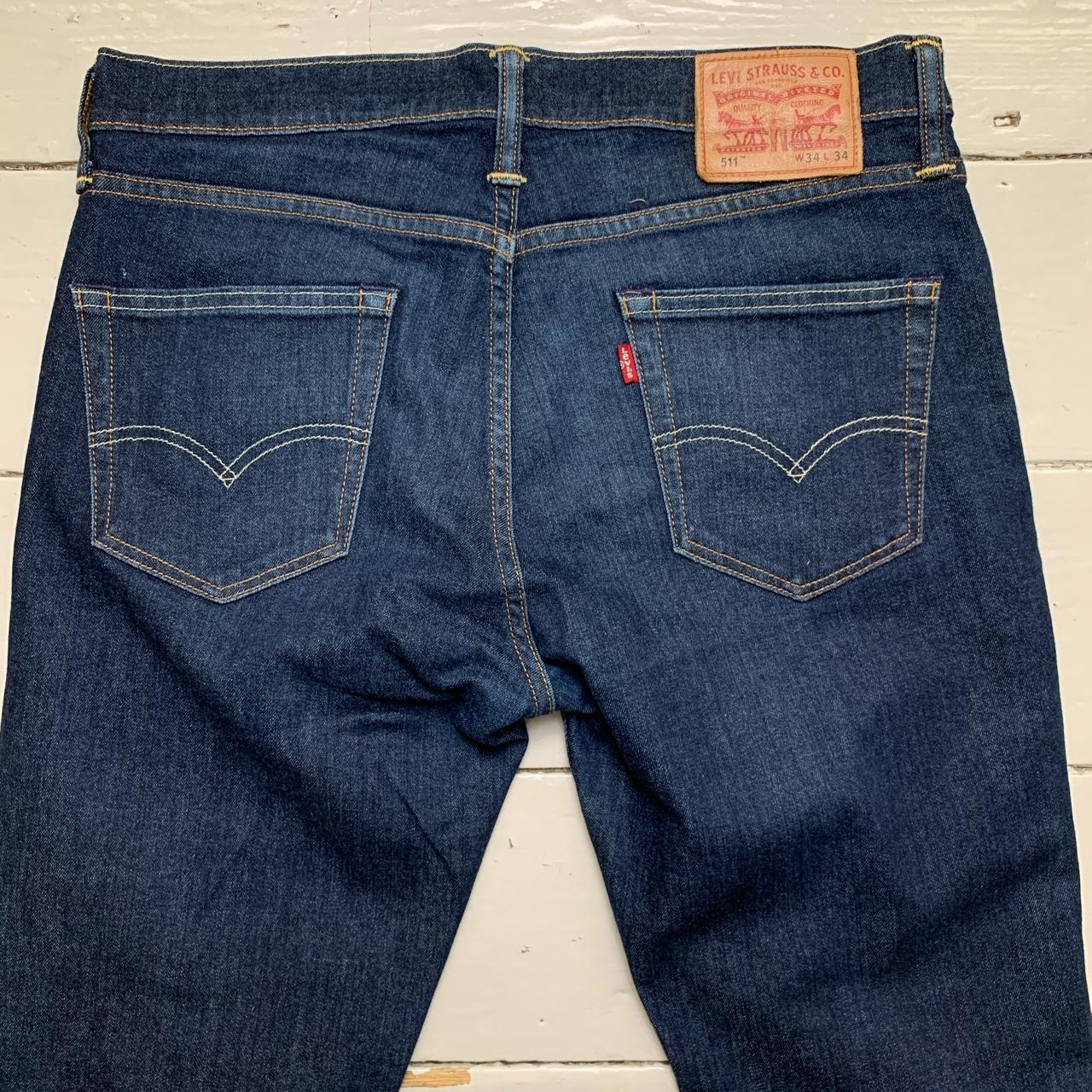 Levis 511 Navy Slim Jeans