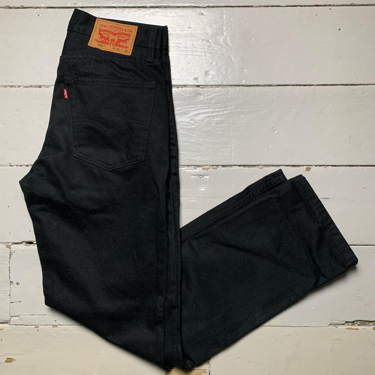 Levis Black 516 Jeans