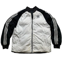 Adidas Bomber Puffer Bubble Reversible Coat (XL)