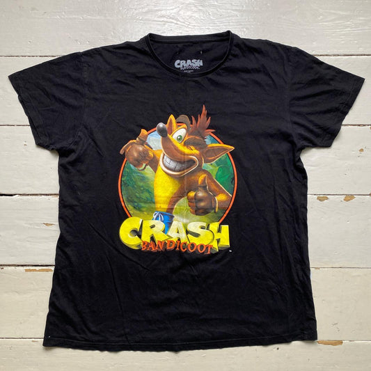 Crash Bandicoot Black T Shirt