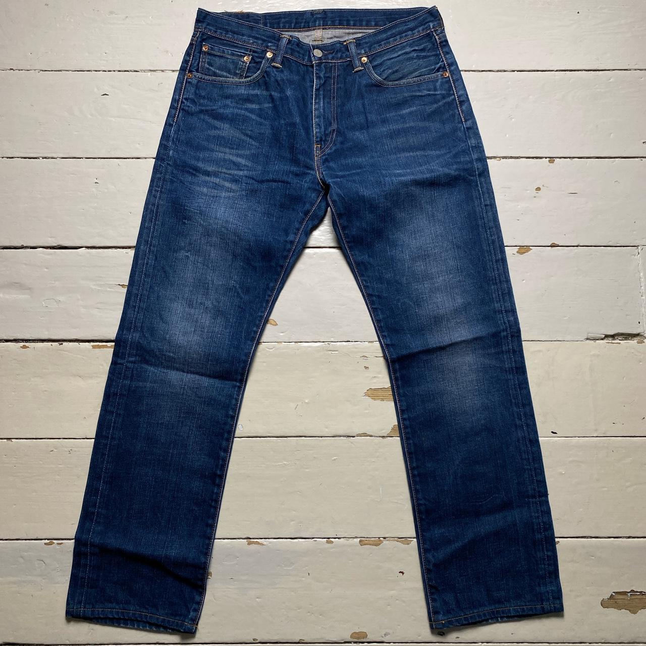 Levis 504 Vintage Navy Jeans