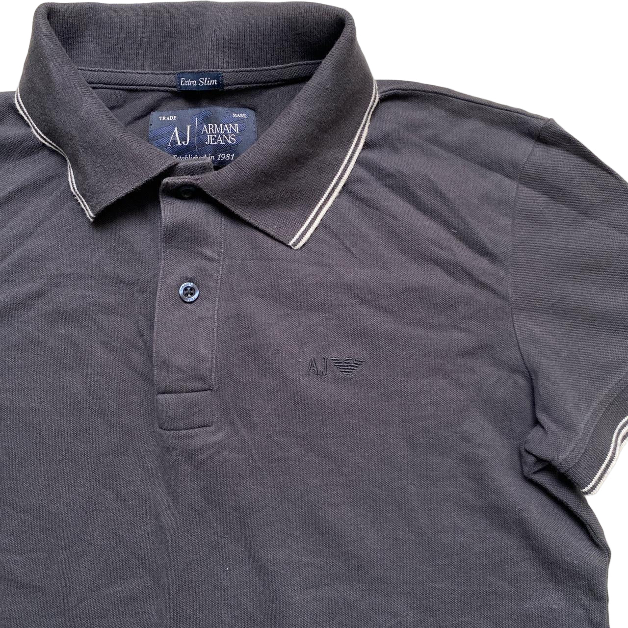 Armani Jeans Navy Polo Shirt (L)