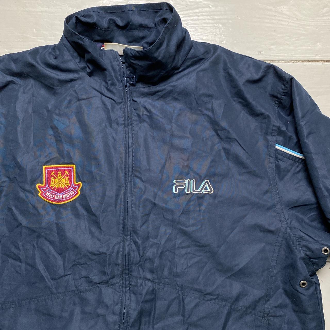 West Ham United Fila Vintage Football Shell Tracksuit Jacket