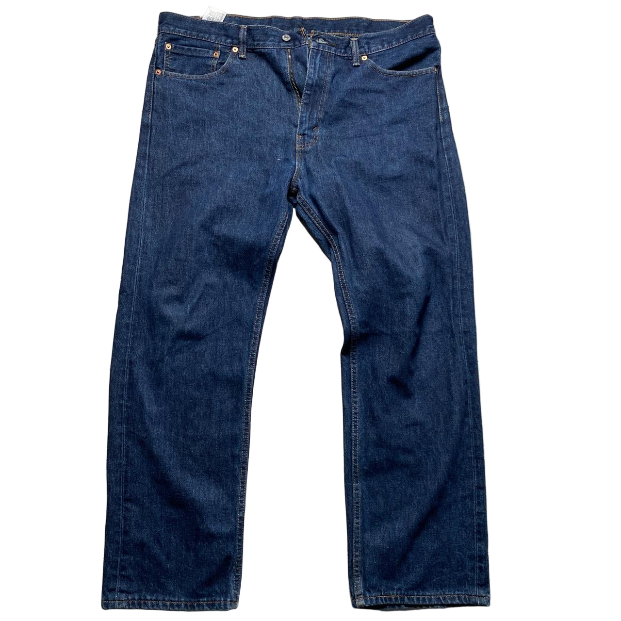 Levis Dark Navy 505 Baggy Jeans (38W)