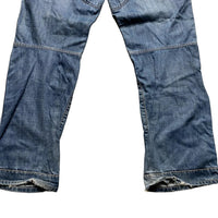 G Star Elwood 5620 Light Blue Stonewash Baggy Cargo Jeans (34W)