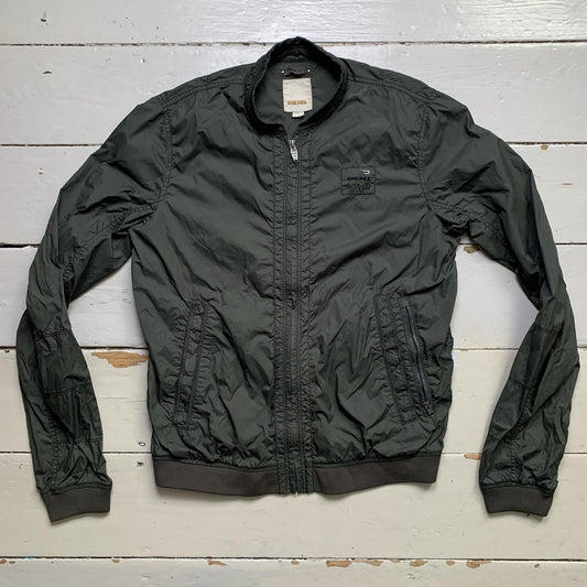 Diesel Bomber Jacket Khaki Green