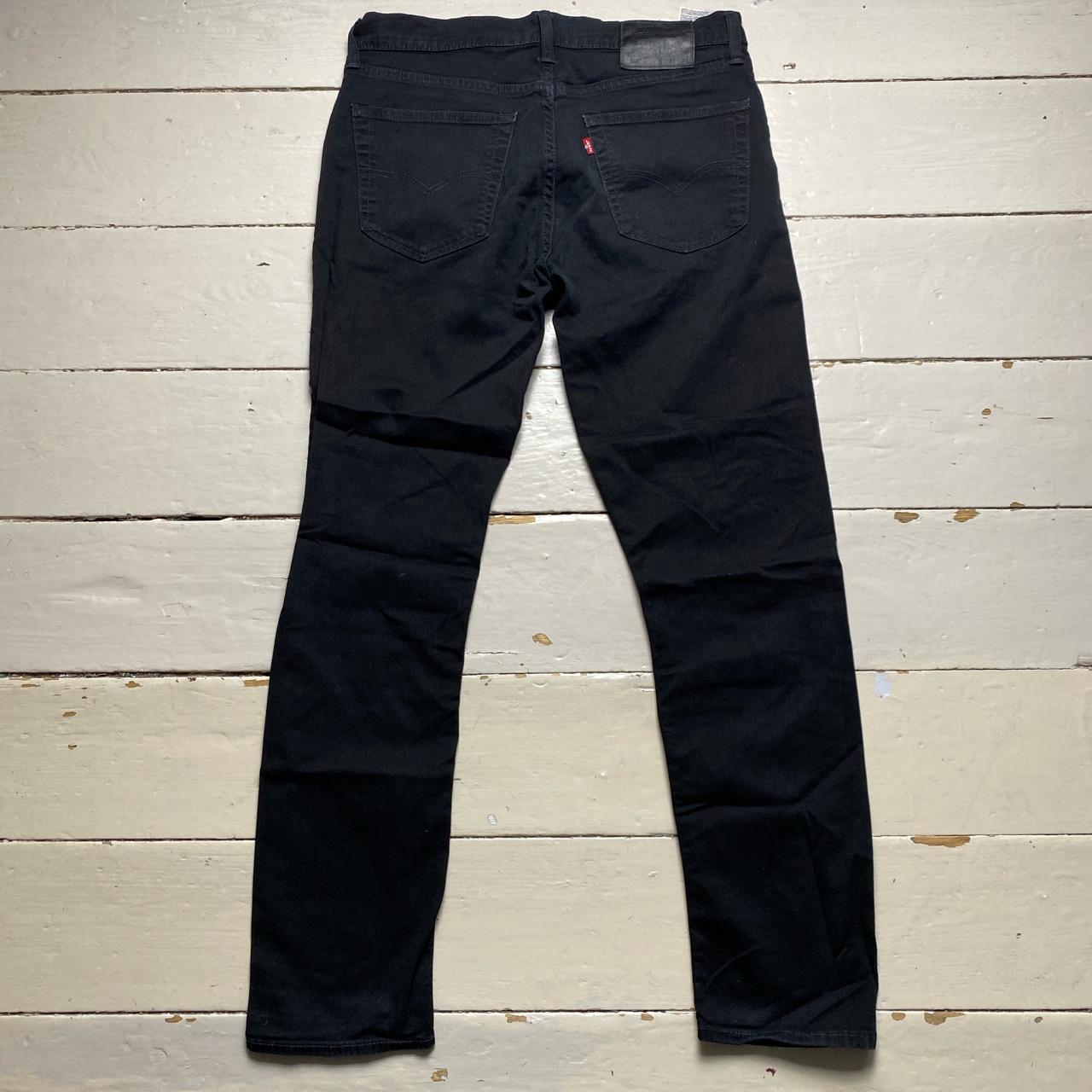 Levis 508 Black Slim Jeans