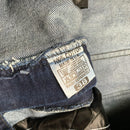 FUBU Vintage Carpenter Baggy Hip Hop Cargo Navy White Stitch Jeans