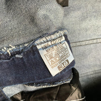 FUBU Vintage Carpenter Baggy Hip Hop Cargo Navy White Stitch Jeans