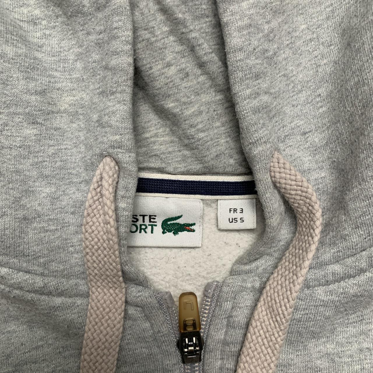 Lacoste Grey Croc Hoodie