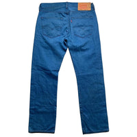 Levis Vintage Blue and Black Stitch 501 Jeans (32W)