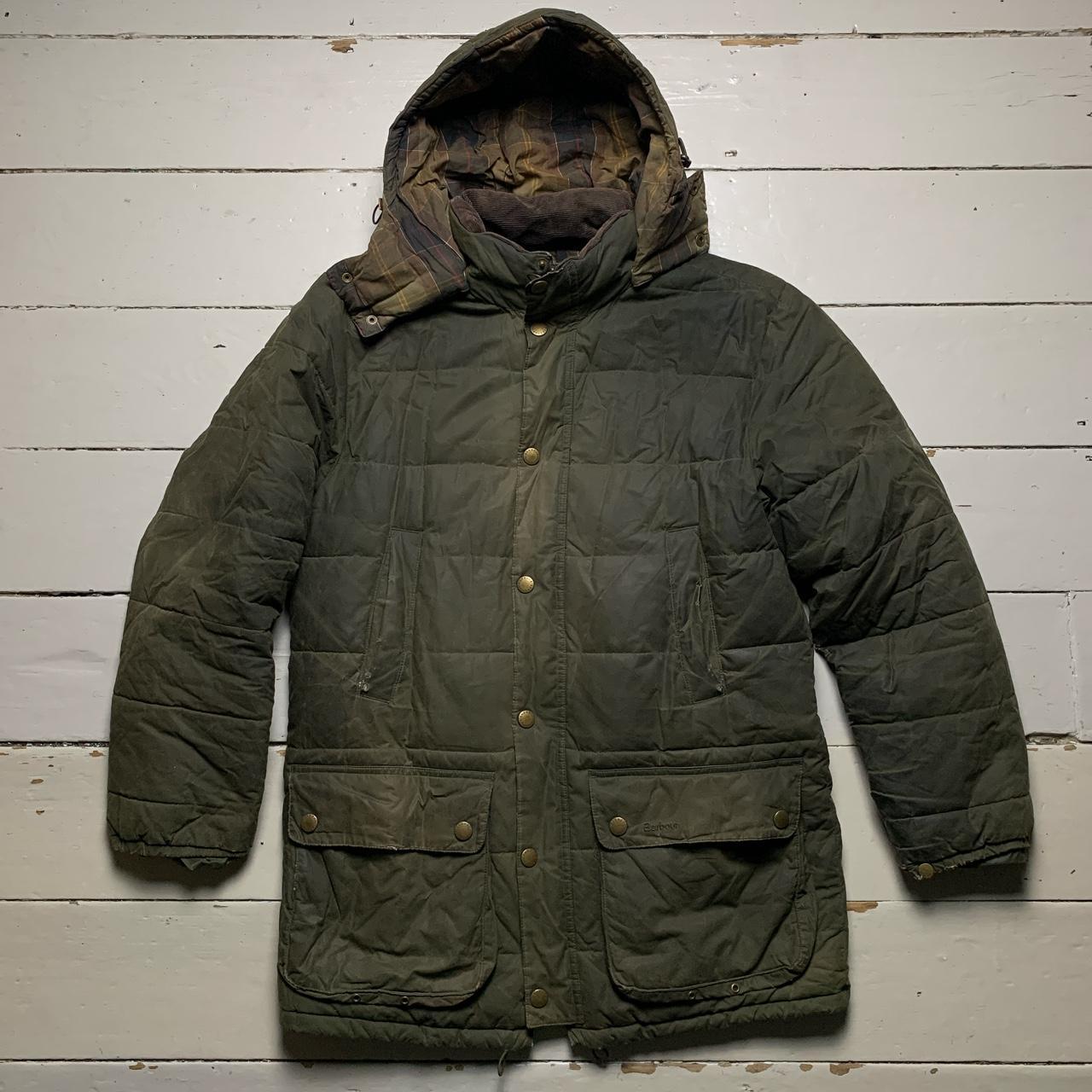 Barbour Hemmingford Parka Oil Skin Khaki Jacket