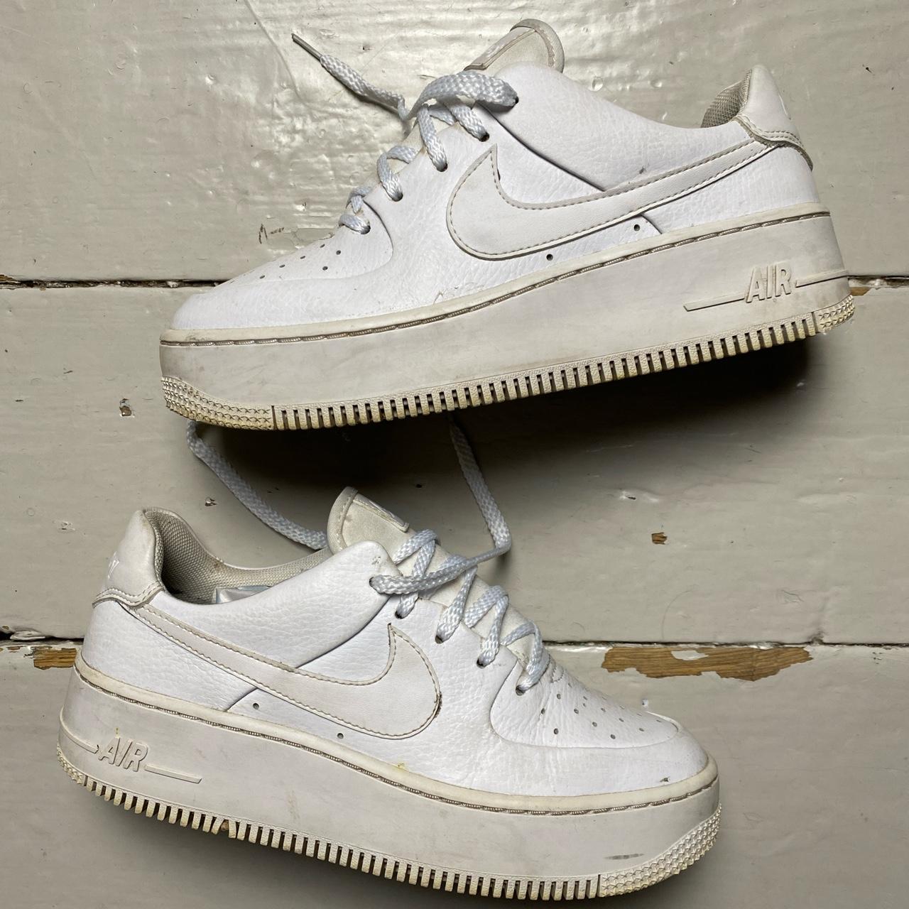 Nike Air Force 1 Wedge Platform White