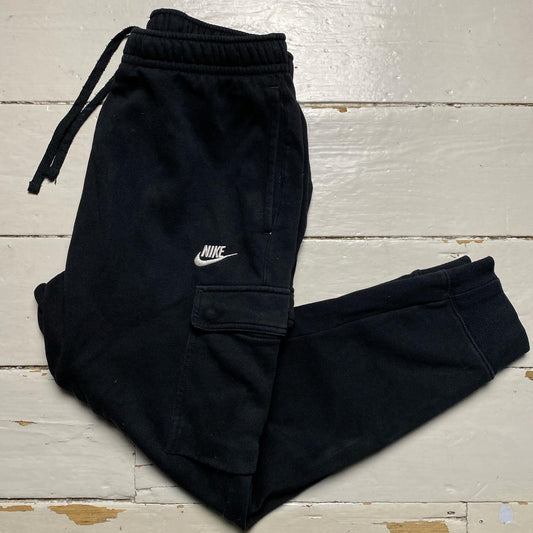 Nike Swoosh Cargo Black and White Bottoms