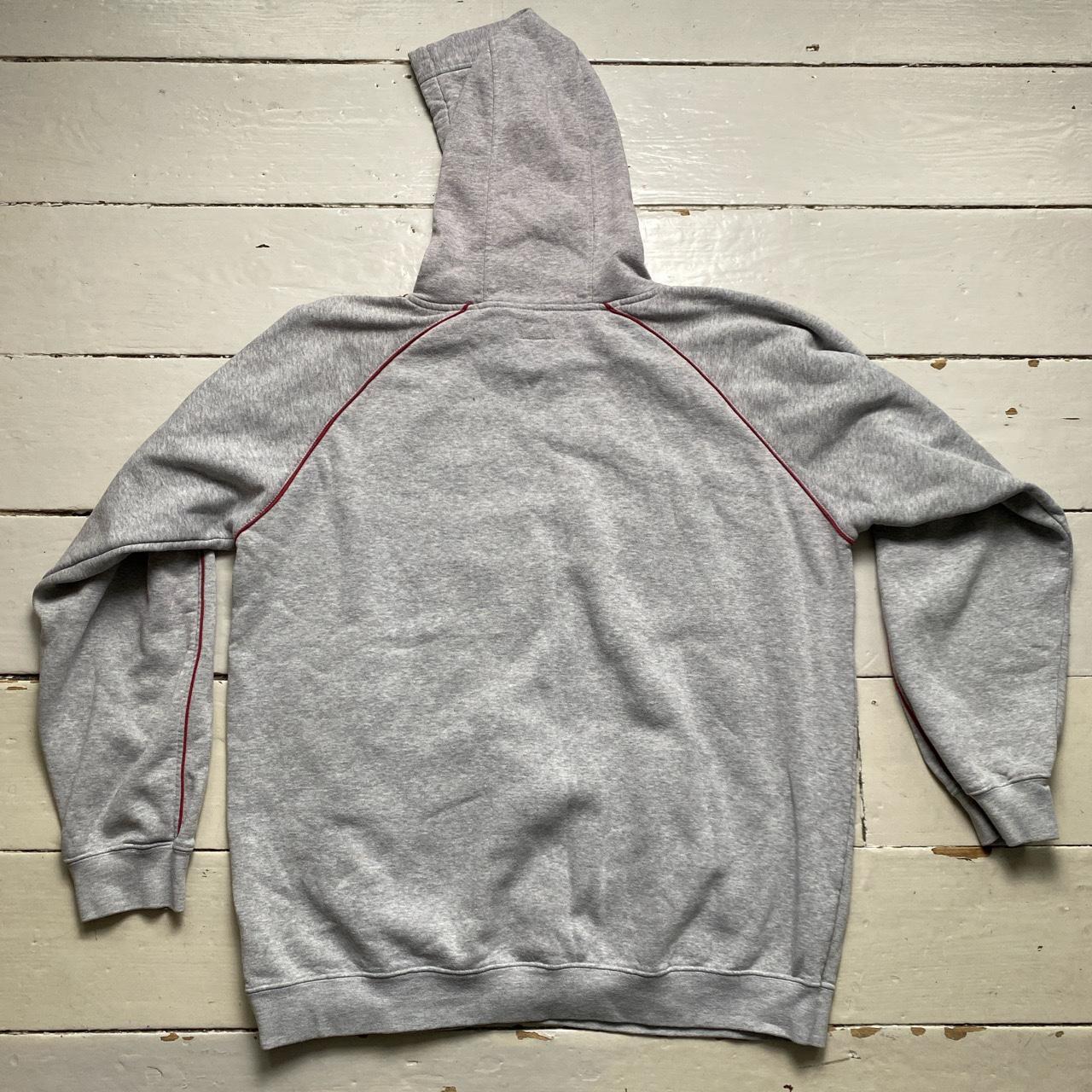 Phat Bastard 69 Vintage Grey and Red Hoodie