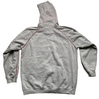 Phat Bastard 69 Vintage Grey and Red Hoodie (XL)