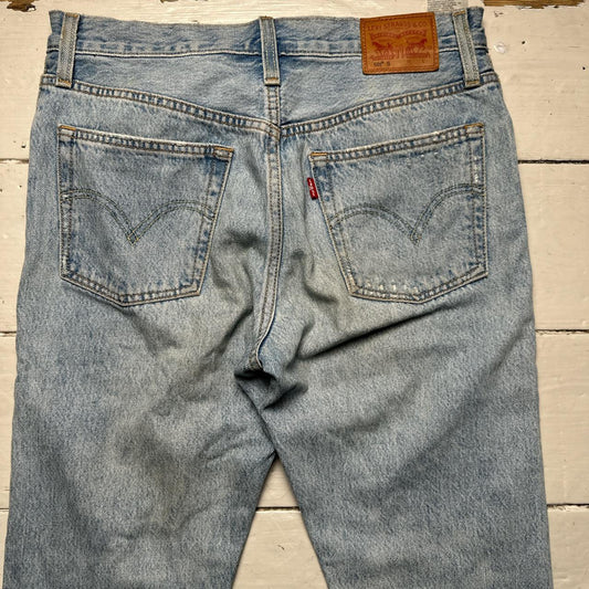 Levis 501 S Light Blue Slim Jeans