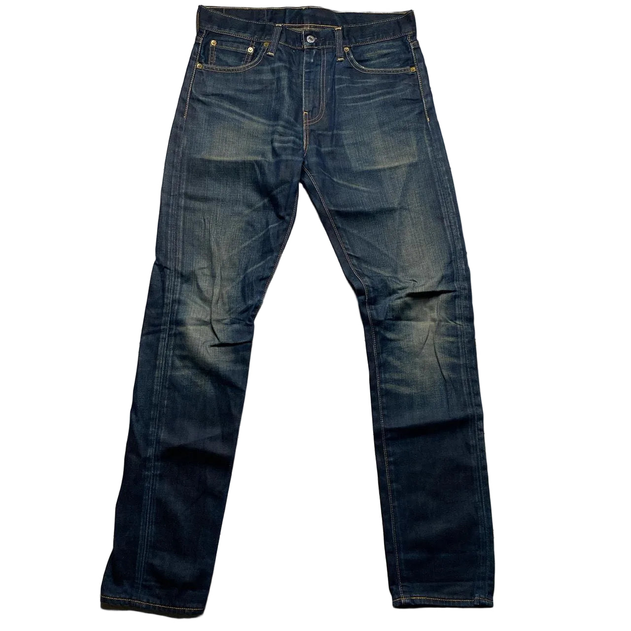 Levis 508 Dark Navy Stonewash Jeans (29W)